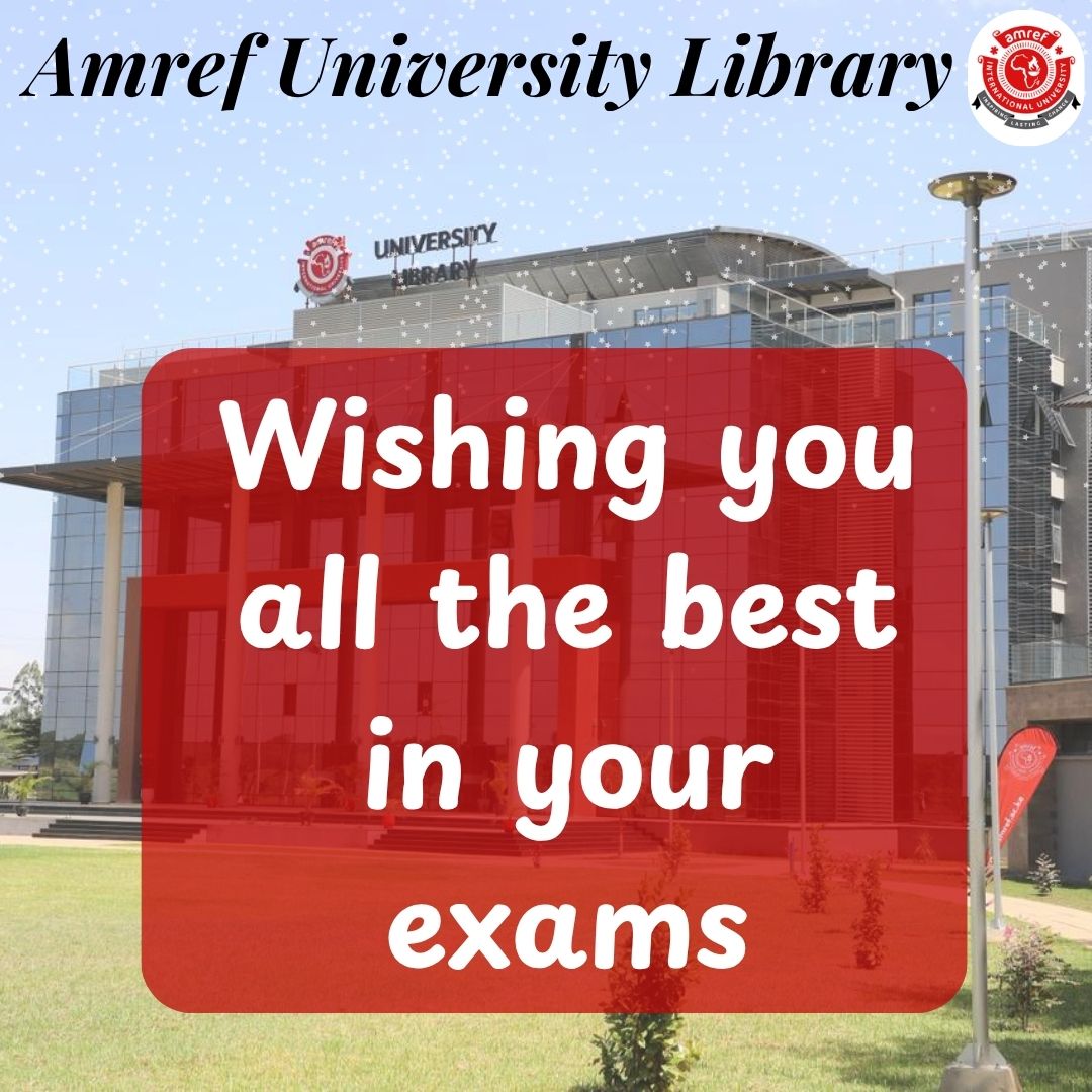 AMREF International University Library tweet media