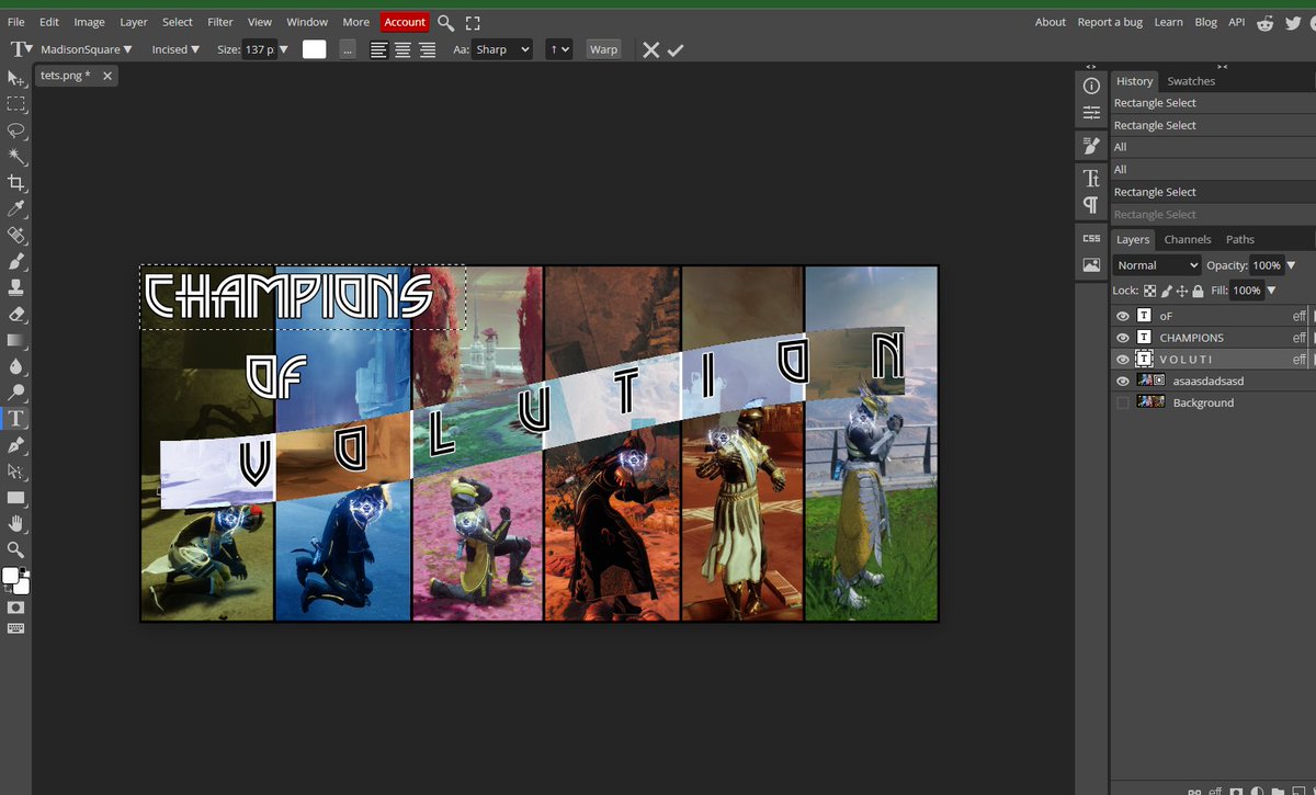 JRRDestiny2's tweet photo. @DestinyTheGame @A_dmg04 @Destiny2Team Made using Canva, MS Paint and Photoshop. WIP below. https://t.co/MQVxeBwkVe