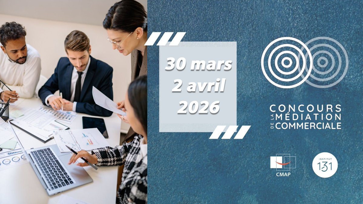 capavocat_crfpa's tweet photo. CAPAVOCAT REMPORTE LA 17ème ÉDITION DU CONCOURS DE MÉDIATION COMMERCIALE CMAP 2026 / LA JEUNESSE A DU TALENT ET AIME LES "MARD"

Notre  classe préparatoire au CRFPA participait pour la troisième année consécutive au  désormais célèbre concours de médiation commerciale organisé par le @CMAP_Med_Arb.

Des  centaines de membres de jurys mobilisés, des dizaines d'équipes  d’étudiants très motivés, une ambiance chaleureuse et électrique, une  exigence et un niveau qui vont croissant chaque année : ainsi  pourrait-on rapidement décrire une atmosphère et une expérience hors  normes.

Par-delà, l'on retiendra  également une magnifique promotion des modes alternatifs de règlement  des différends, en l'occurrence auprès de nos étudiants qui se destinent  à l'exercice de la profession d'avocat.

Tous nos remerciements vont aux équipes du @CMAP_Med_Arb  et, particulièrement, à Louise Danicourt pour la parfaite organisation d'un aussi dense et intense événement. 
Ces remerciements s’étendent évidement à tous les membres des jurys, des étapes qualificatives jusqu'à la finale.

Florence Donio avait en 2025 porté haut les couleurs de notre classe préparatoire en la représentant brillamment en finale.

Cette année, c'est notre étudiante Clémence Denis qui aura accédé à la finale 2026 et l'aura remarquablement remporté. Cette belle victoire revient également à son coéquipier Bach DO LE qui partage la première place avec elle.
On saluera la très belle performance de l'Université de Lorraine représentée par Stanislas Rannou, finaliste de premier plan, et de son équipière Nathanaelle Rakotomamonjy. 
Nos félicitations vont également à Constance Faget et Esther Kucharski, de l’@EDHEC, pour leur plus que méritée troisième place.

Nous  ne pouvons oublier, évidemment, tous nos autres autres candidats, qui  ont été également brillants, dans les différentes catégories et à toutes  les étapes du concours  : Capucine Bureau, Juliette Delegrange, Thomas Goncalves, Diane Leboucher, Camille Marmousez, Camille Pradier, Marguerite Stear, Marie Wuillemet.
Leurs "coachs", Laurent SOUBELET, directeur de @capavocat_crfpa , Sophie SOUBELET-CAROIT, fondatrice STELLIS AVOCATS, et Florence Donio, finaliste 2025, ne peuvent qu'être très fiers d'eux.

Vivement l'édition 2027.

#MARD #crfpa #crfpa2026 #amiable