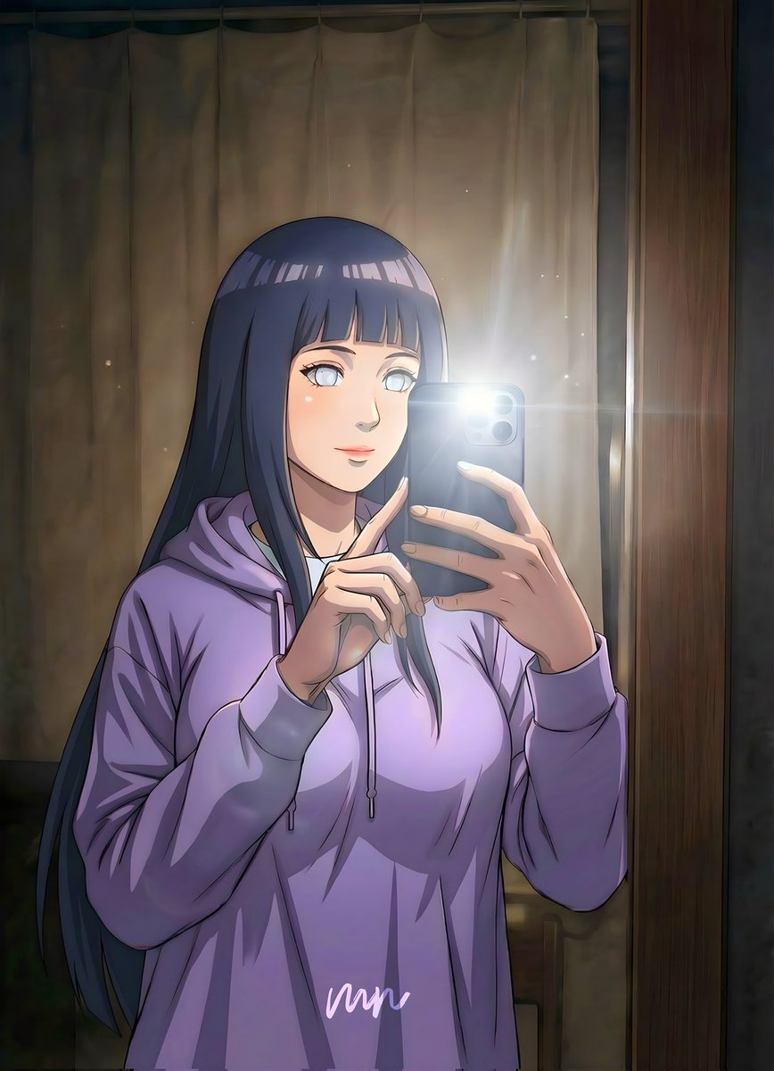 mi_nindo's tweet photo. HINATA HYUGA — selfie mirror trend 
#hinata #naruto #hinatahyuga #narutoedit https://t.co/Vf6ekY5o2d