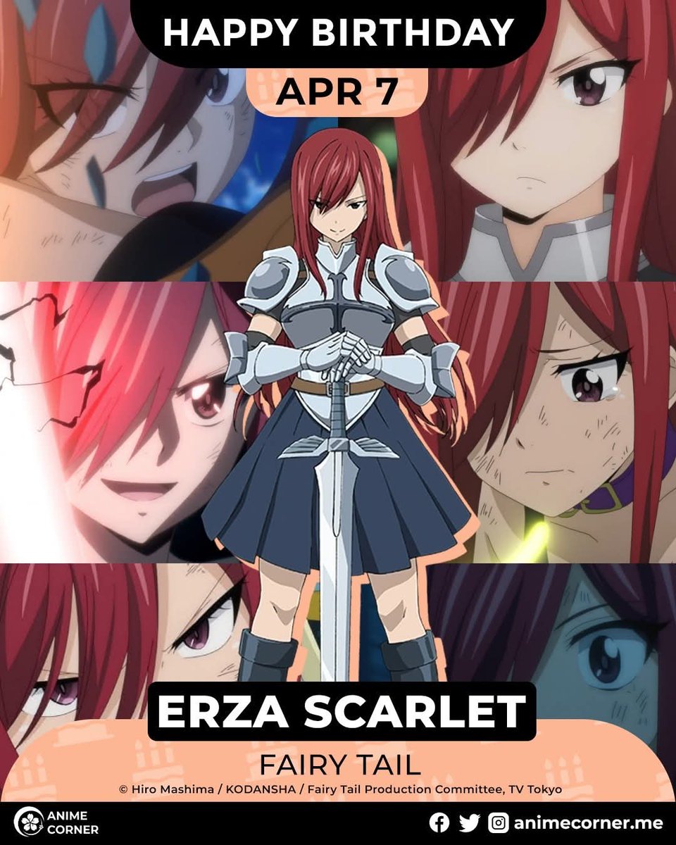 MMarshall95's tweet photo. Happy Birthday Erza Scarlet https://t.co/wzlQW776w3