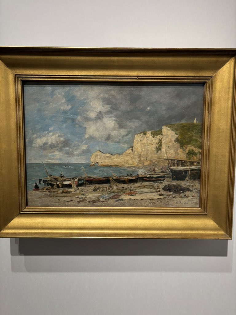 モネ展…モネ以外にもシスレーやピサロ、ブーダンの作品も！ブーダンはSOMPO美術館で展覧会やるから、今から楽しみです！