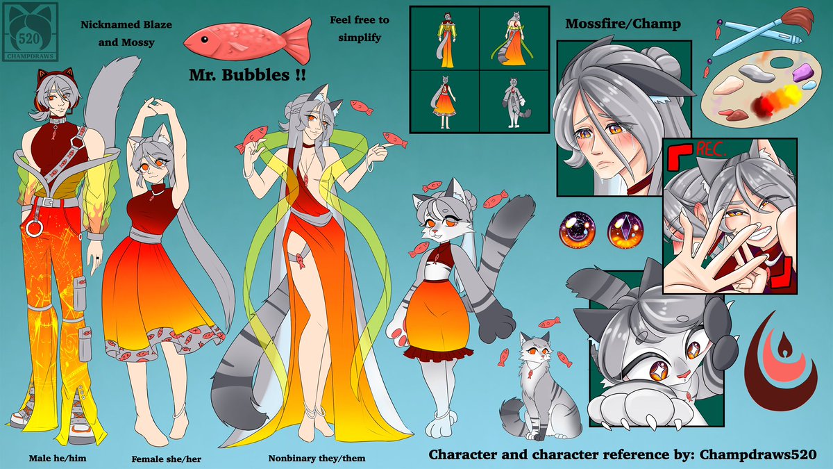 Champdraws520🔥Cat Vtuber tweet media