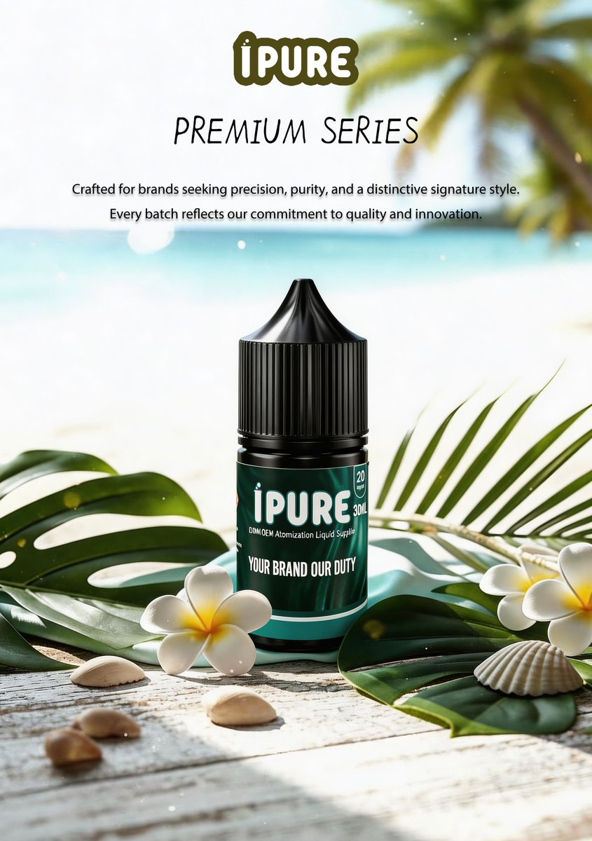 ipurejuice0303's tweet image. Flavor isn’t just taste — it’s an experience.
From first inhale to last note, every drop is engineered for consistency and satisfaction.
#VapeLife #ELiquid #FlavorInnovation #VapeTaste #CloudChasing #VapeCommunity #OEMVape #VapeBrand