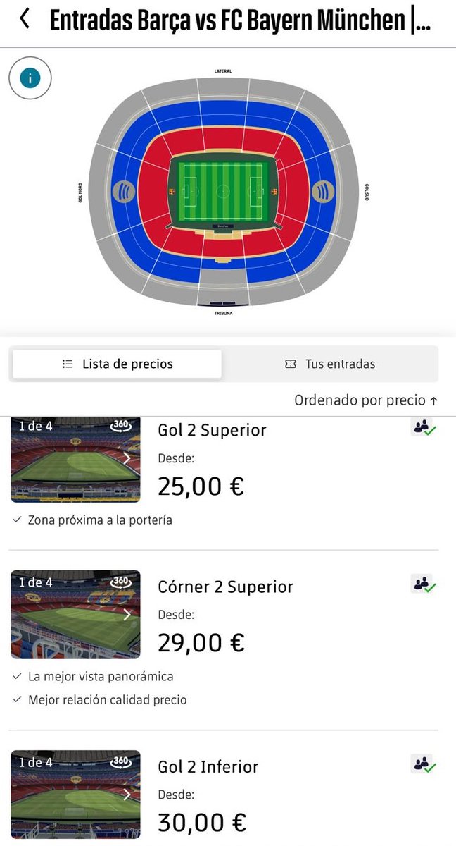 razalo71's tweet photo. ‼️🎟️ El Barça posa a la venda les entrades per a les semifinals de la Champions al 𝐂𝐀𝐌𝐏 𝐍𝐎𝐔, tal com indica el club a la web

💴 Prevenda només per a socis i sòcies amb entrades que van des dels 25 € fins als 70 €

Pendents de confirmar l'horari definitiu

@diariARA https://t.co/NrsRIGRyfN