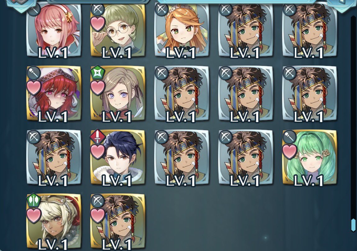 ⭐️5まで長かったわよ😭でも持ってなかった子達もゲットできたのでよしとします　石は400くらい使った…