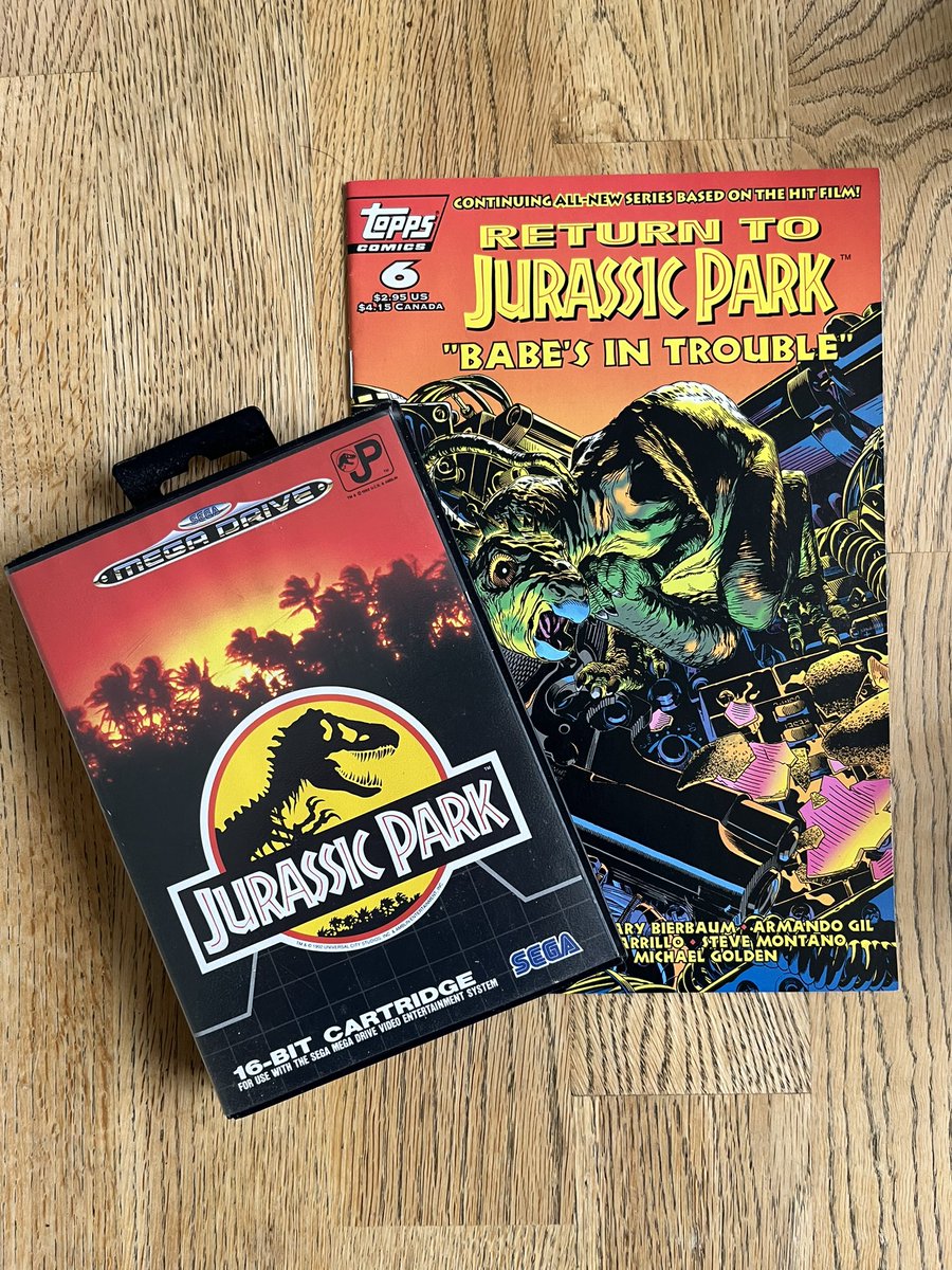 SupernerdsT's tweet image. Morning everyone 

#jurassicpark #GamersUnite #retrogaming