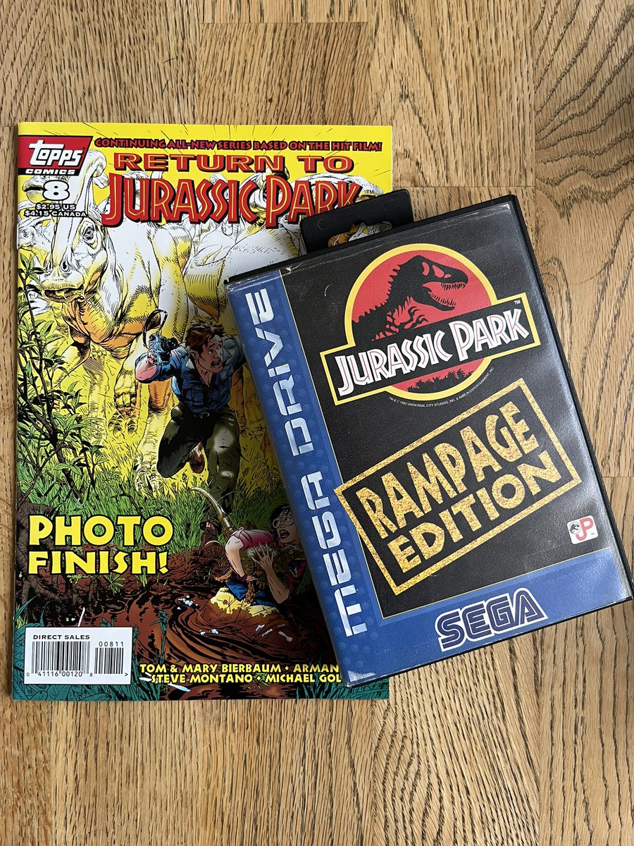 SupernerdsT's tweet image. Morning everyone 

#jurassicpark #GamersUnite #retrogaming