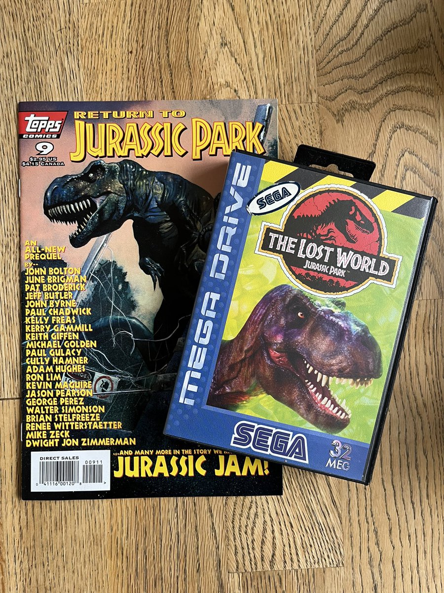 SupernerdsT's tweet image. Morning everyone 

#jurassicpark #GamersUnite #retrogaming