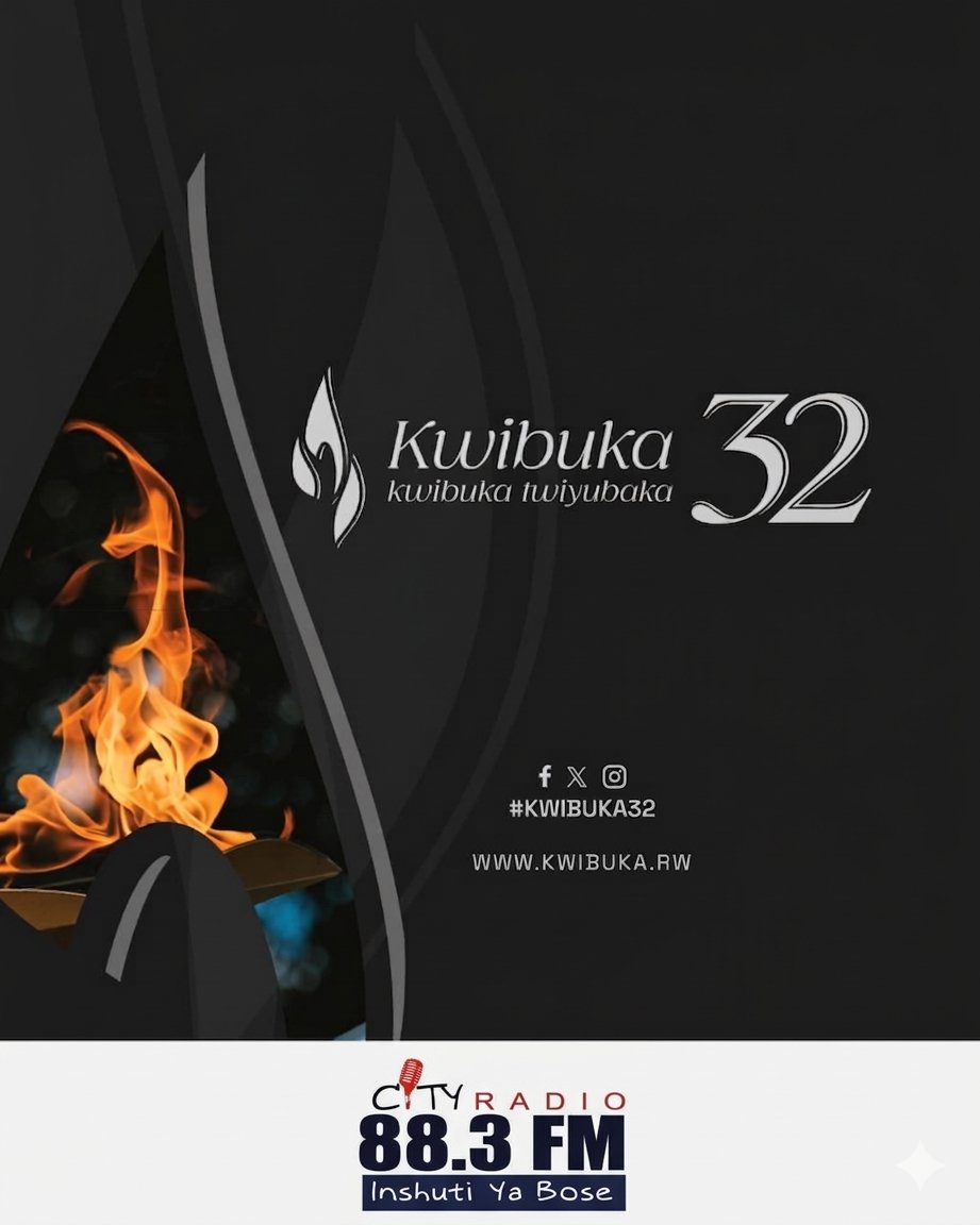 Uyu munsi, u Rwanda n’Isi yose biribuka ku nshuro ya 32 Jenoside yakorewe Abatutsi mu 1994.

Today, Rwanda and the world mark the 32nd commemoration of the 1994 Genocide against the Tutsi.

#kwibuka_twiyubaka