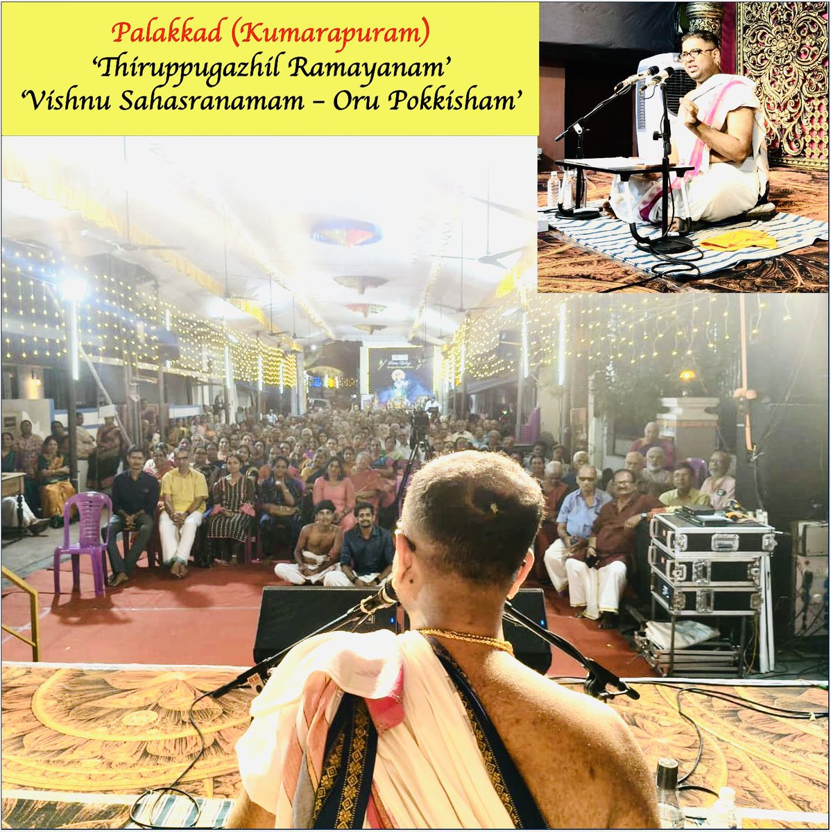dushyanthsridar's tweet image. Beside the #Chennai Margazhi season, Tours Abroad &amp;amp; Yatras, #RamNavami season is hectic travelling! It was a divine feeling to be amidst the #Astikas in #Mysuru, #Chennai, #Bengaluru, #Secunderabad, #Coimbatore &amp;amp; #Palakkad ❤️ &amp;amp; deliver 17 continuous discourses!!! Thanks to all