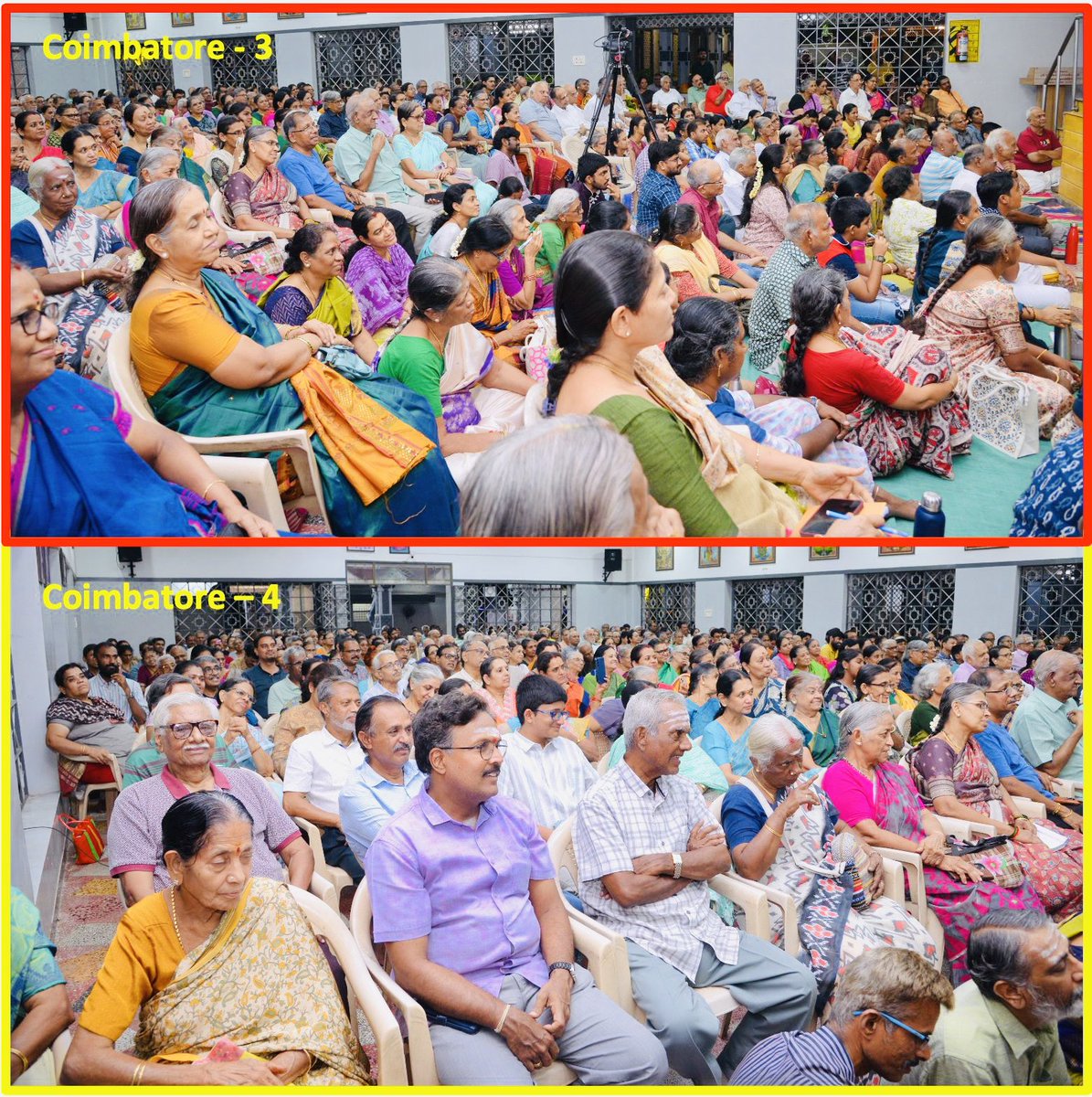 dushyanthsridar's tweet image. Beside the #Chennai Margazhi season, Tours Abroad &amp;amp; Yatras, #RamNavami season is hectic travelling! It was a divine feeling to be amidst the #Astikas in #Mysuru, #Chennai, #Bengaluru, #Secunderabad, #Coimbatore &amp;amp; #Palakkad ❤️ &amp;amp; deliver 17 continuous discourses!!! Thanks to all