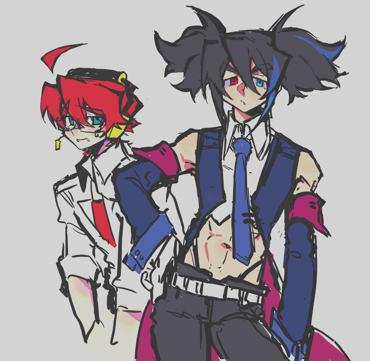 KUBO99Wips's tweet photo. Shuu + Ruko doodle https://t.co/kBYUxOeg40
