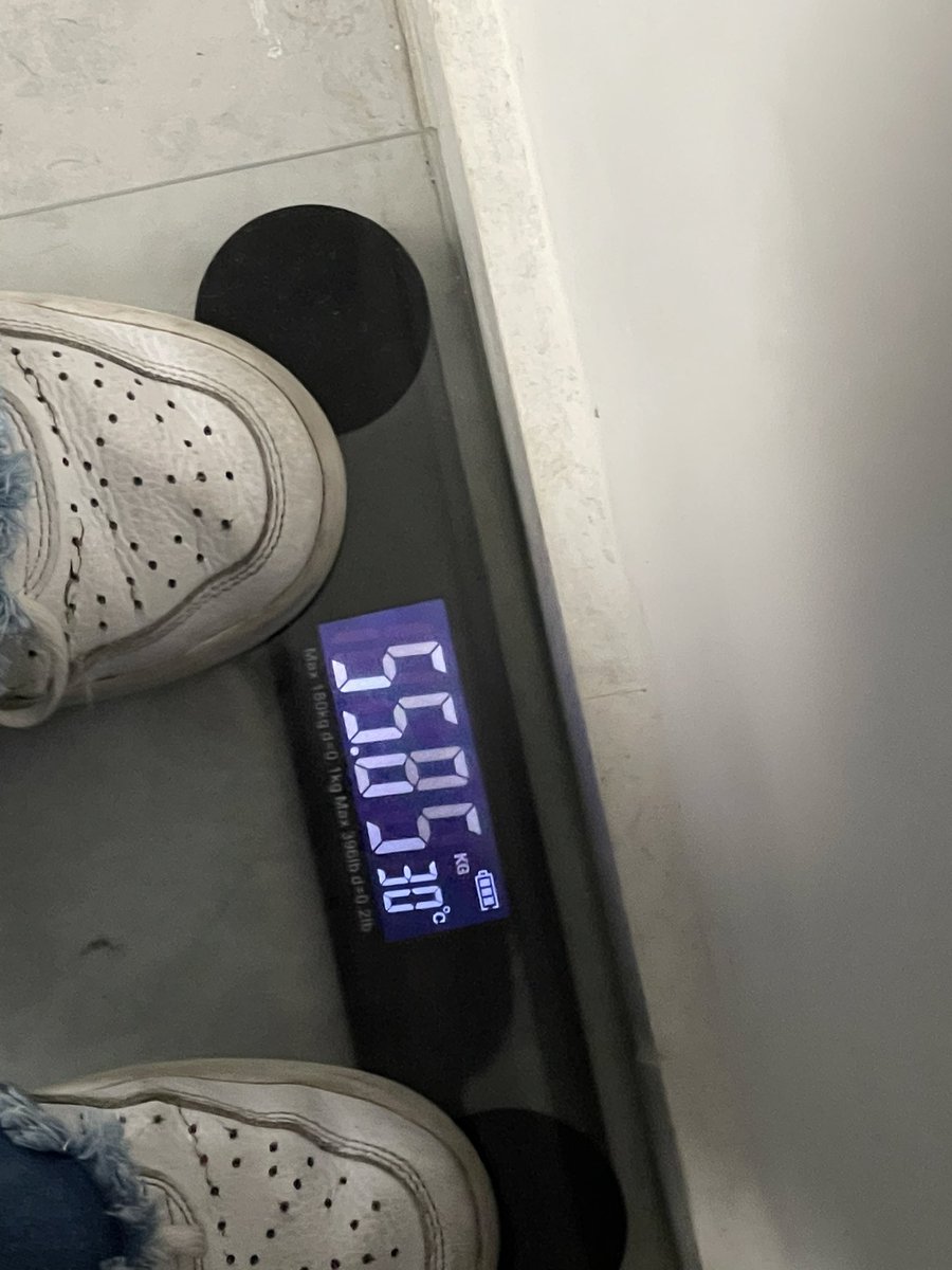 Ay dios q daria yo para volver a pesar 55 kilos