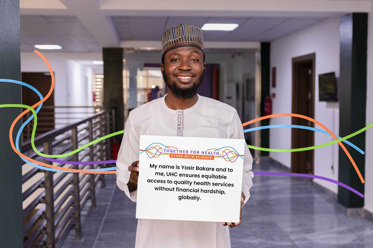 nighealthwatch's tweet image. Today is #WorldHealthDay.

Strong health systems are built on evidence, innovation, and trust in science.

The theme for 2026 #WorldHealthDay, #StandWithScience, underscores the importance of using science to guide decisions and ensure better health for everyone.