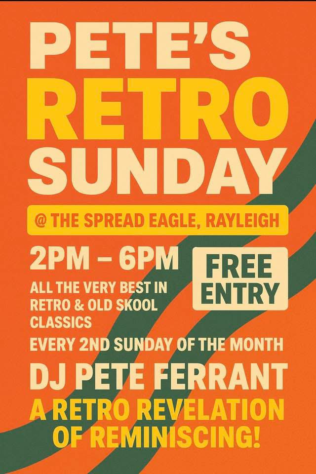 djpeteferrant's tweet photo. Can’t wait for this weekend 🤗Fri &amp; Sat Free b4 10pm &amp; Sun afternoon FREE all day from 2pm-6pm 🤩 The Spread Eagle Rayleigh High Street , Rayleigh , Essex 👍 https://t.co/0U5xcZAt0Y