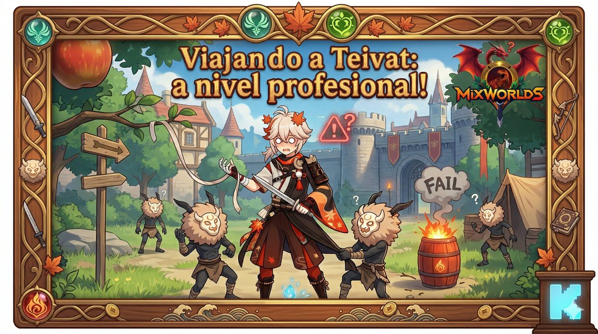 Aurinmix's tweet photo. He vuelto a Genshin Impact y la cosa promete ser un absoluto desastre.🤣
¡Acompáñame un rato en Kick mientras intento no manquear demasiado y a dame consejos para que no la lie parda. 🤕🤣
👉 https://t.co/OcVYV0DVda
#GenshinImpact #Kick #Genshin #Gaming #MixWorlds https://t.co/r8z6PWaVTP