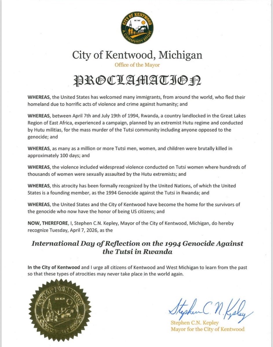 Michigan Rwandan Community Abroad US (RCAM / GR tweet media