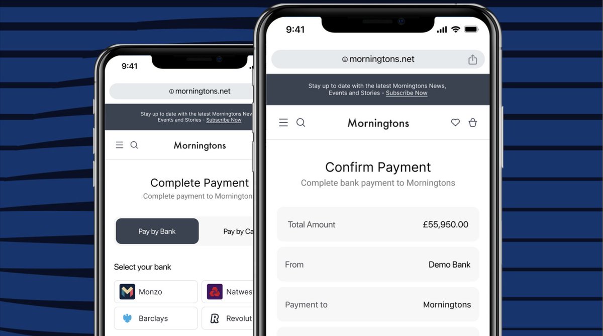 PrommtHQ's tweet photo. 🔹 Have you had the chance to read our article about how Pay by Bank is transforming payments across industries? 

Read the full article here 👉 https://t.co/QVvFG7VKMI

#SendaPrommt #PayByBank #OpenBanking #DigitalPayments #InstantPayments https://t.co/kZnKbm7W2x