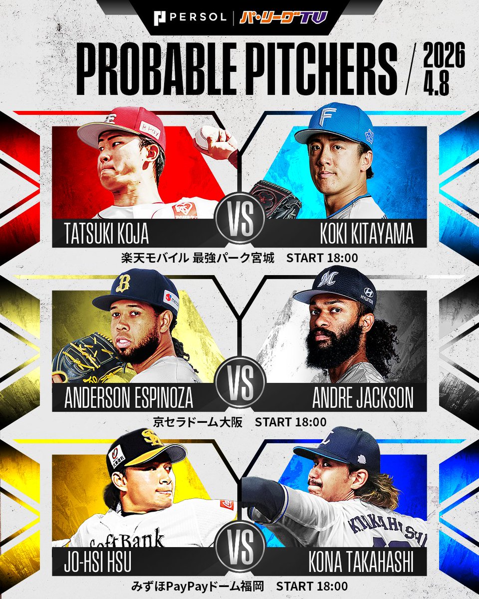 パ・リーグ.com / パーソル パ・リーグTV【公式】 tweet media