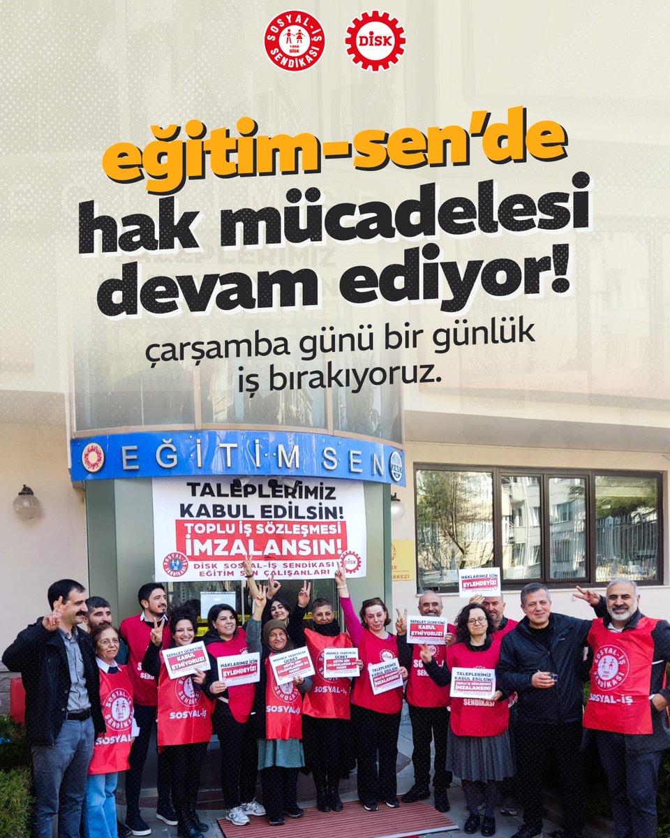 DİSK Sosyal-İş tweet media