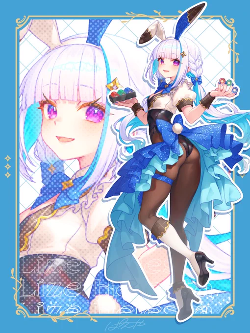 捏造バニーの第二皇女 #ヘル絵スタ