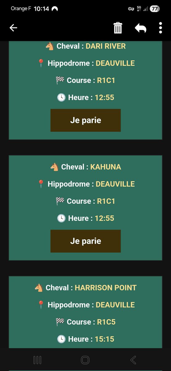 Mardi 7 avril  2025 GP