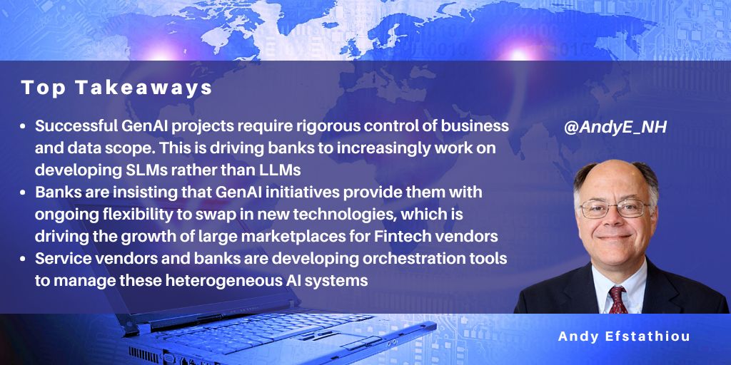 NHInsight's tweet image. 'Legacy financial businesses cannot become #AI-first businesses without becoming fully digital, accessing relevant data as needed, and transforming legacy platforms.'
reimagine.nelson-hall.com/articles/1310
@AndyE_NH
#GenAI #ProcessAutomation #Banking