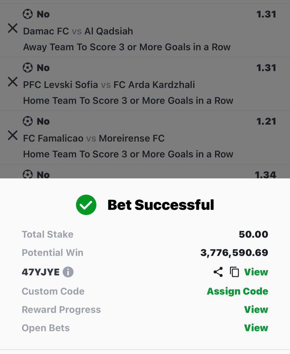 odinaka_99's tweet photo. Sportybet
Individual No 3 Goals ⚽️
Play Edit flex 💰🏆

25K odds 
JCFM0Q https://t.co/EdODeOV54g