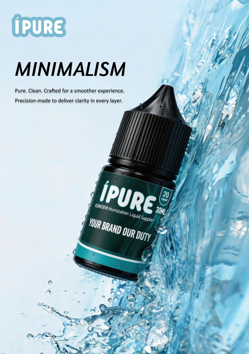 ipurejuice0303's tweet image. Consistency is the real luxury.
Every batch, same smooth throat hit, same rich flavor.
#VapeQuality #SmoothVape #ELiquid #VapeTech #FlavorConsistency #PremiumVape #VapeExperience