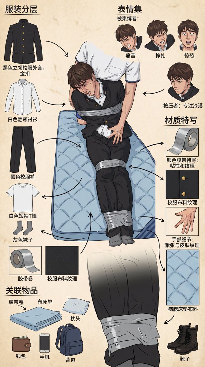 Shibaku78's tweet photo. 罰ゲームで拘束された… https://t.co/WHqwAQEgbP