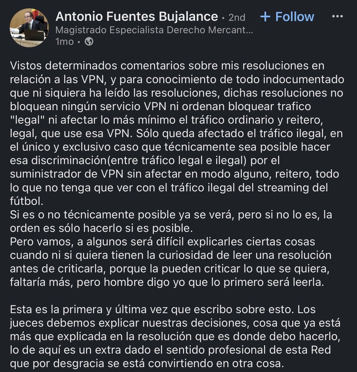 earcos's tweet photo. El nivel de desconocimiento y soberbia del msgistrado asignado al caso es desolador. https://t.co/tgzeibJSs2