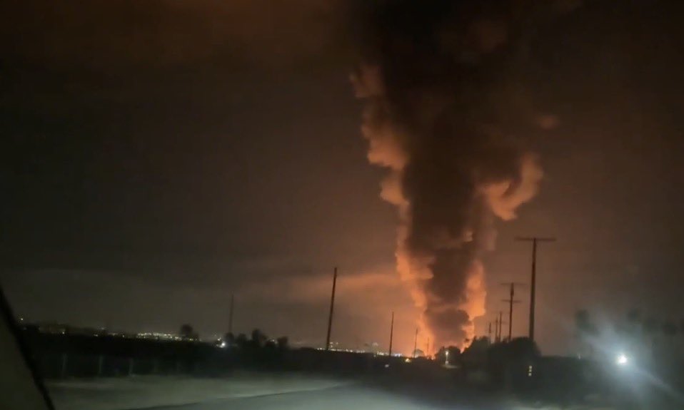 CodeThreeNews's tweet image. 🔥#BreakingNews reports of a very Large Fire in the #Ontario Ca. Area working on gathering further