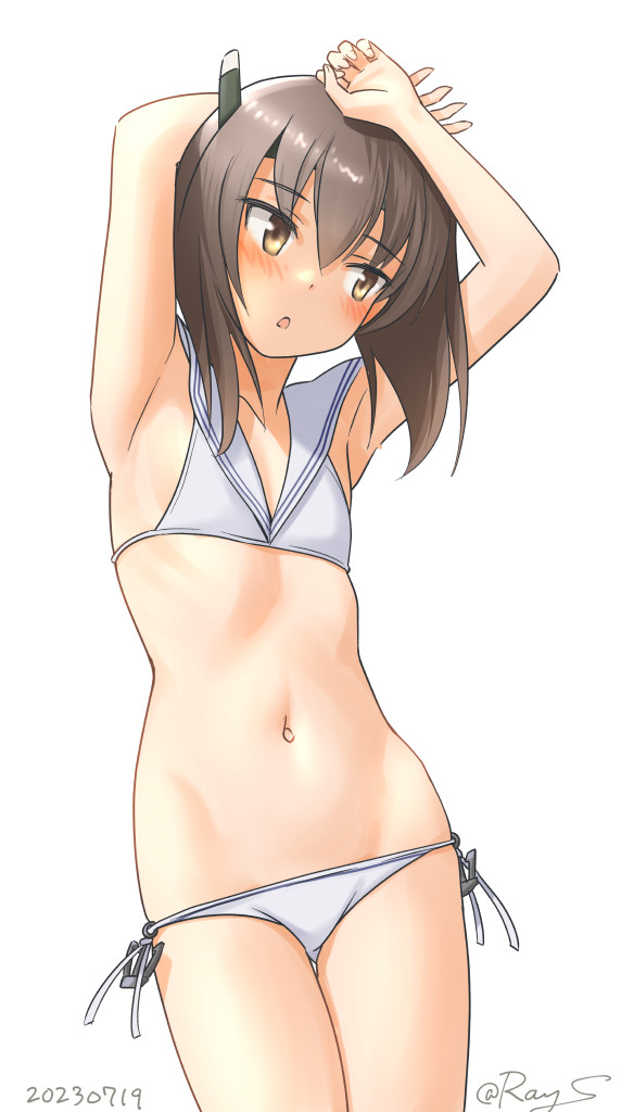 大鳳(艦これ) 「今日は大鳳の進水日ですね。」|Ray.Sのイラスト