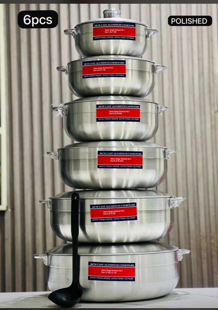 JenieCollection's tweet image. Quality Aluminum Cookware🔥

Perfect for jollof rice 💯

🏷️95,000