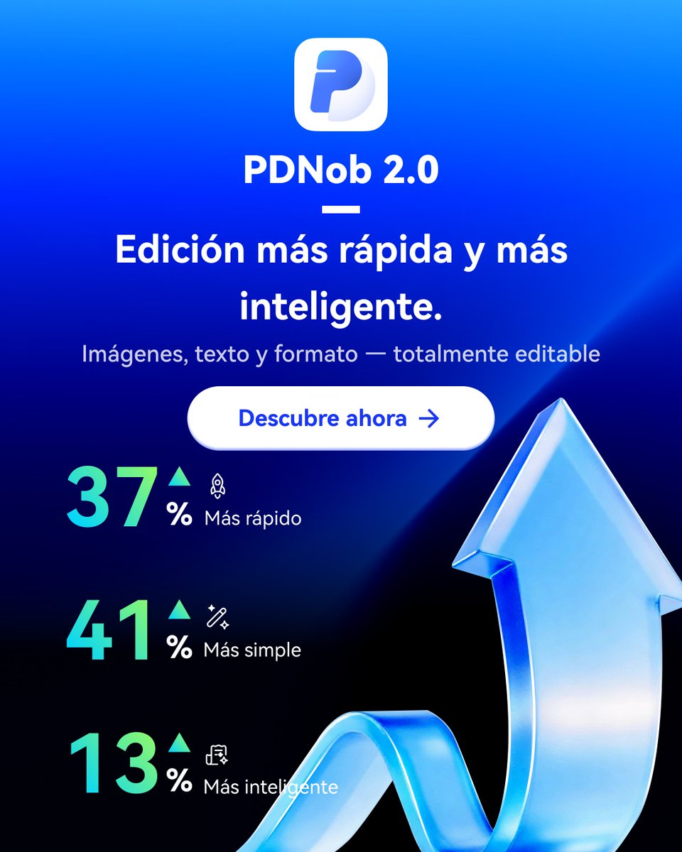 PDNobEspanol's tweet photo. Editar PDFs en PDNob 2.0 es más ágil e intuitivo.
Selecciona y edita al instante, ajusta el diseño fácilmente y trabaja con mayor fluidez en todo el proceso.
#PDNob #EditarPDF #Productividad https://t.co/byQdS9oXxR
