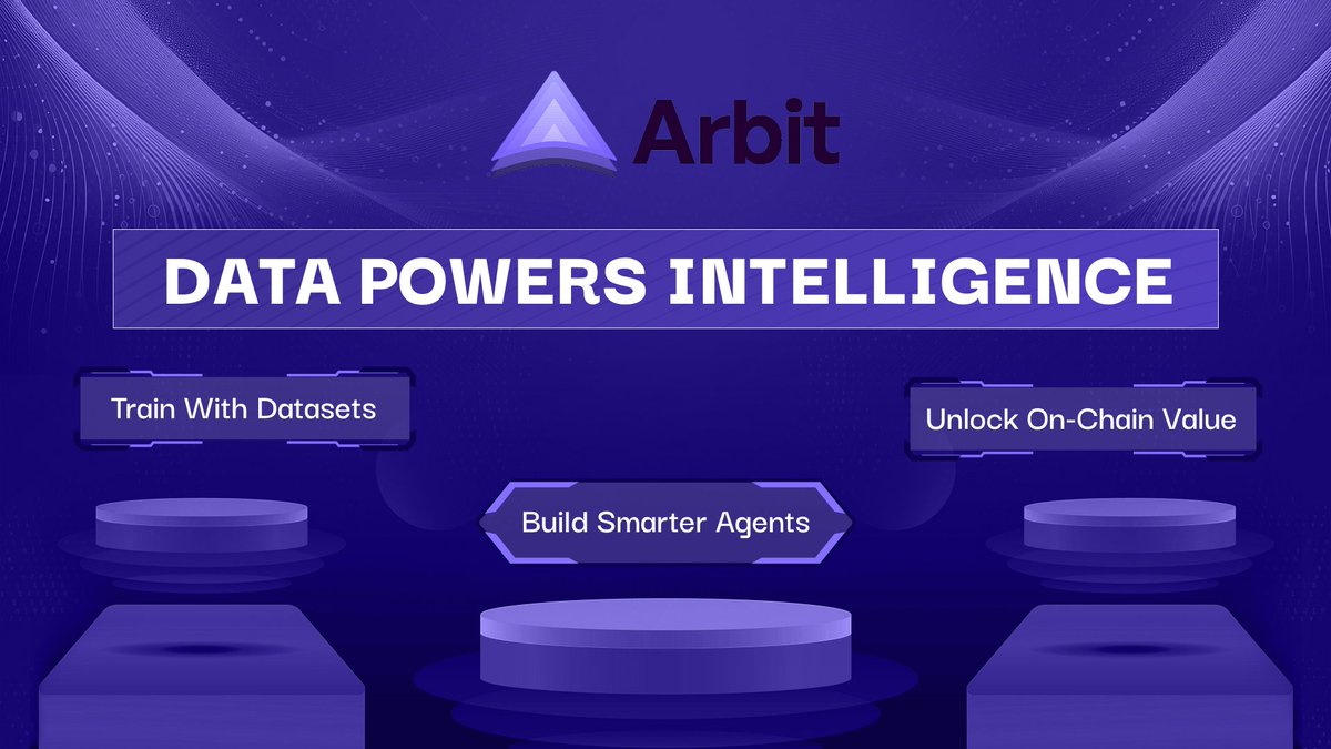 Arbit_Hub's tweet photo. 📊 Data powers intelligence.

With Arbit, datasets aren’t just inputs — they become the foundation for smarter AI agents and real on-chain value.

Train better.
Build smarter.
Unlock the value.

#Arbit #AIAgents #Web3 #DataToValue https://t.co/BbTbfaAwHT