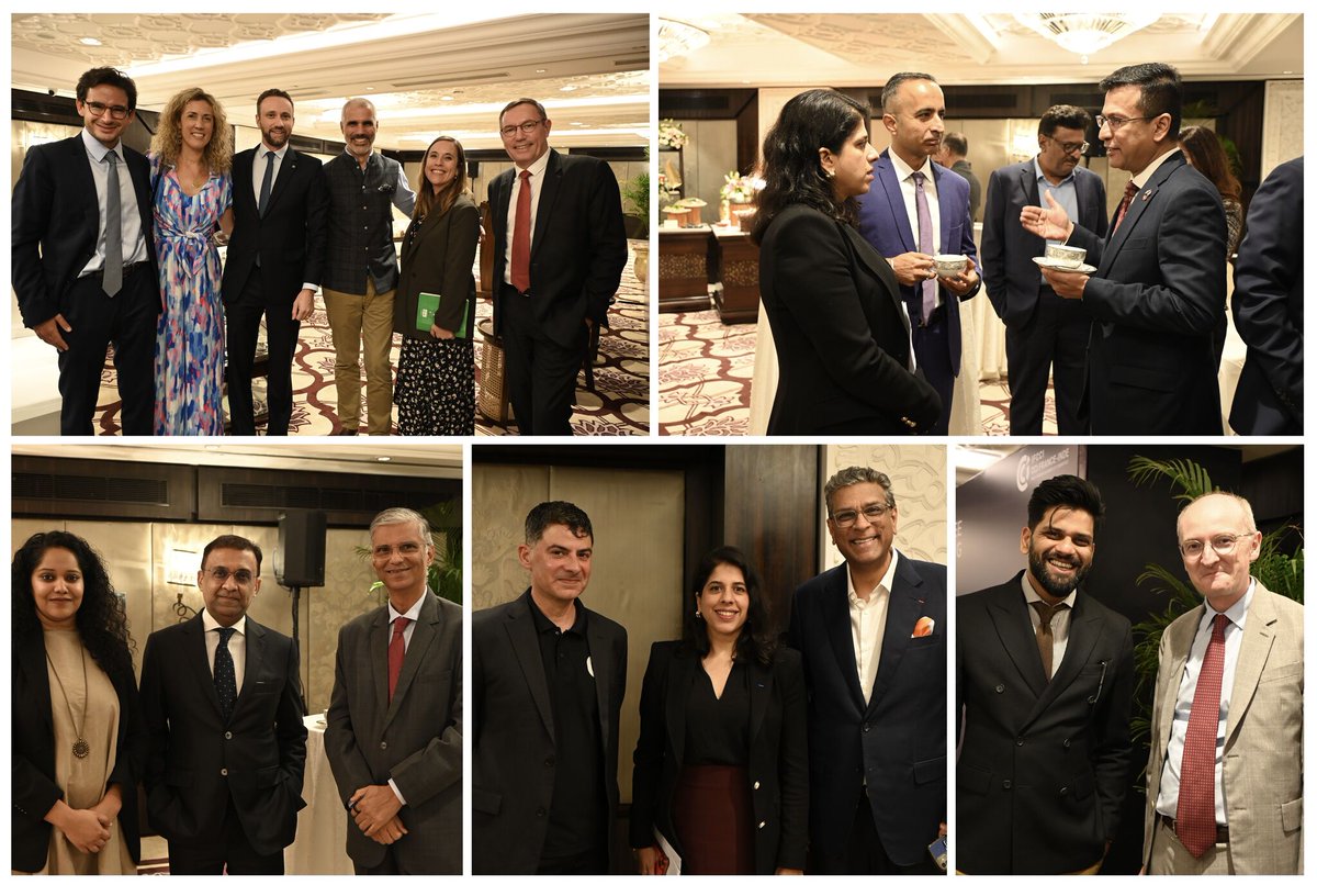 IFCCI1's tweet photo. At the @IFCCI1 CEO Committee Meeting, H.E. Mr. Thierry Mathou emphasised the significance of the India-France Year of Innovation, highlighted the growing importance of bilateral partnerships, and outlined key initiatives to deepen cooperation between the two countries.
#ifcci https://t.co/PQCoQ4KLdy