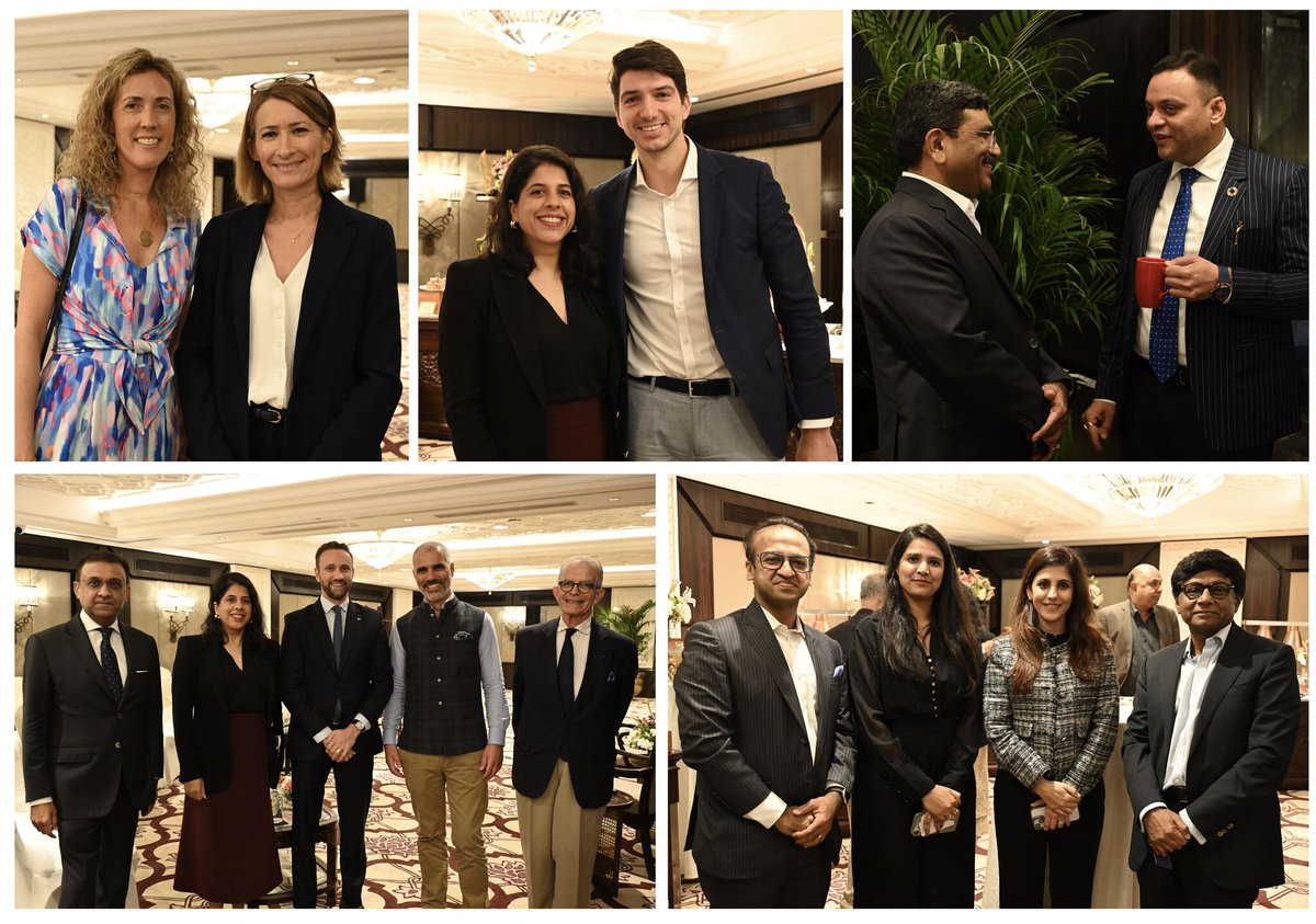 IFCCI1's tweet photo. At the @IFCCI1 CEO Committee Meeting, H.E. Mr. Thierry Mathou emphasised the significance of the India-France Year of Innovation, highlighted the growing importance of bilateral partnerships, and outlined key initiatives to deepen cooperation between the two countries.
#ifcci https://t.co/PQCoQ4KLdy