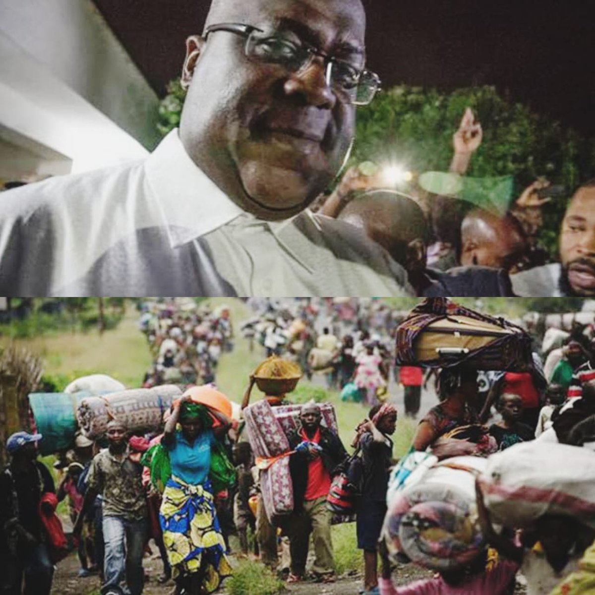 AlfredKayin's tweet photo. Incapable de subvenir aux besoins des congolais, Fatshi conclus un accord avec autre incapable pour accueillir les migrants dans un seul but, de bouffer l'argent qui sera versé. https://t.co/MfpyP29Kwz
