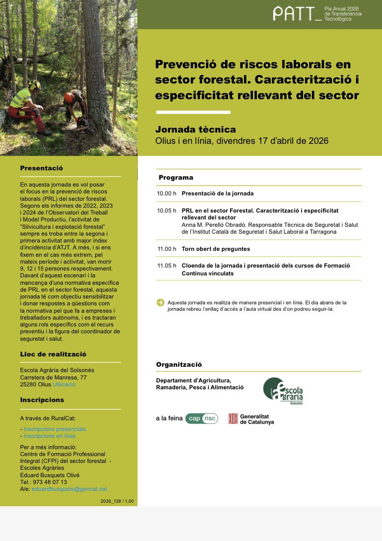 Escola Agrària del Solsonès tweet media