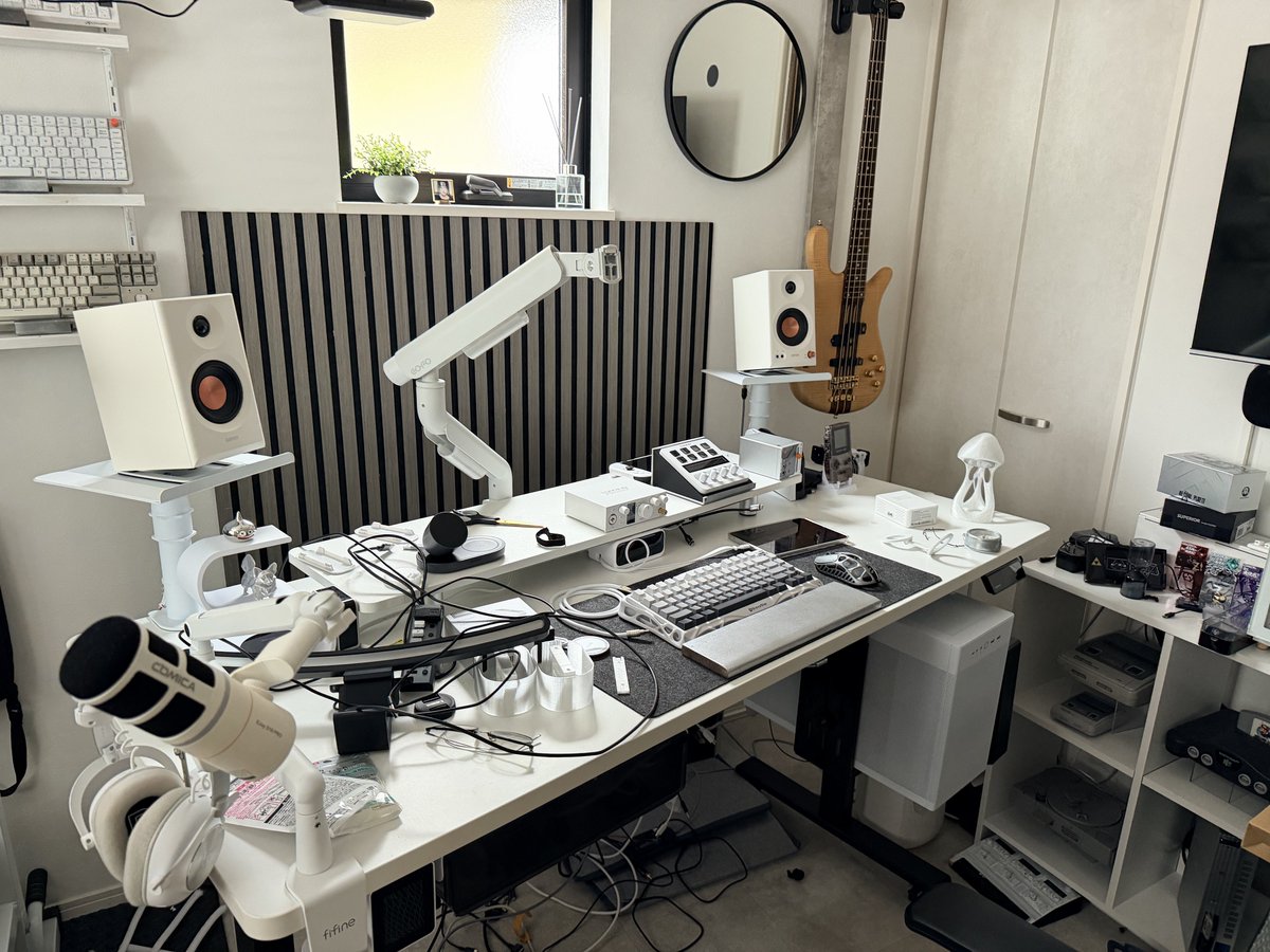 hoshino_d_'s tweet image. After ↔︎ Before
#desksetup