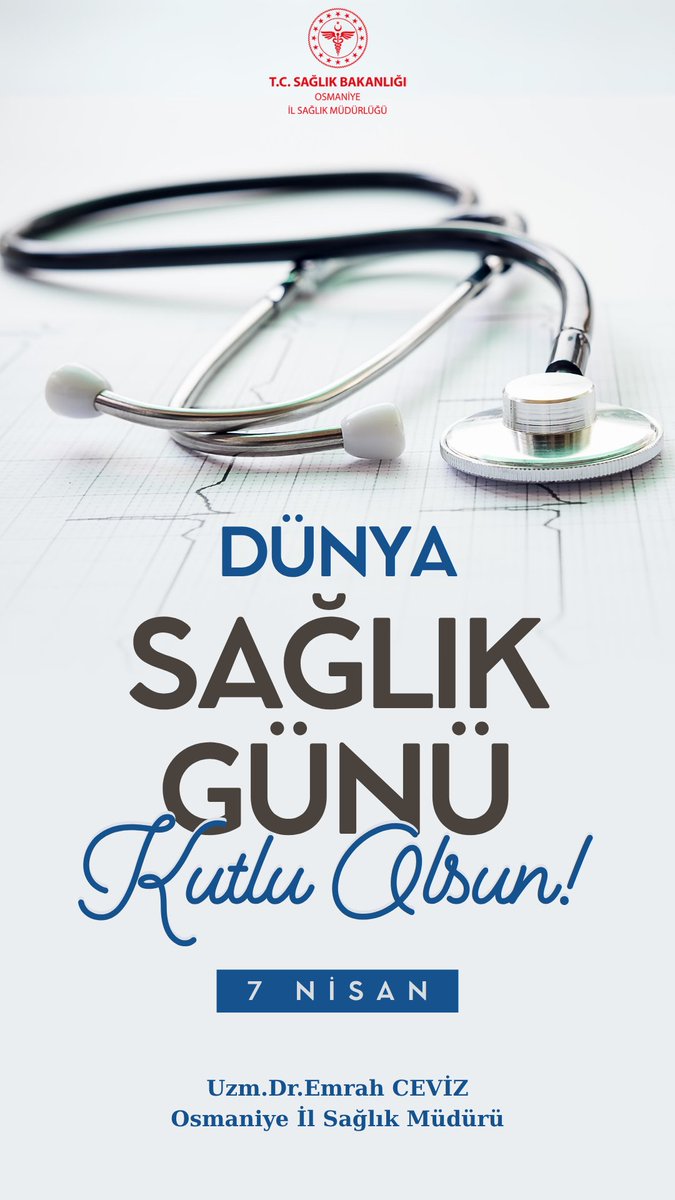 Osmaniye İl Sağlık Müdürlüğü tweet media