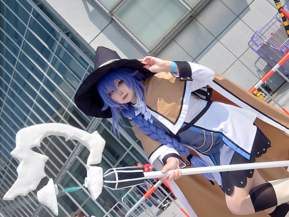 Oumi2211's tweet image. お写真撮らせていただきました‼️素敵なお写真撮れて良かったです！✨可愛い姿で撮影させていただきました！

Cosplay 無職転生　ロキシー

めいさん（@min_plastic ）
カメラマン📷（@Oumi2211 ）

#AJ #AnimeJapan #AnimeJapanコスプレ #コスプレ