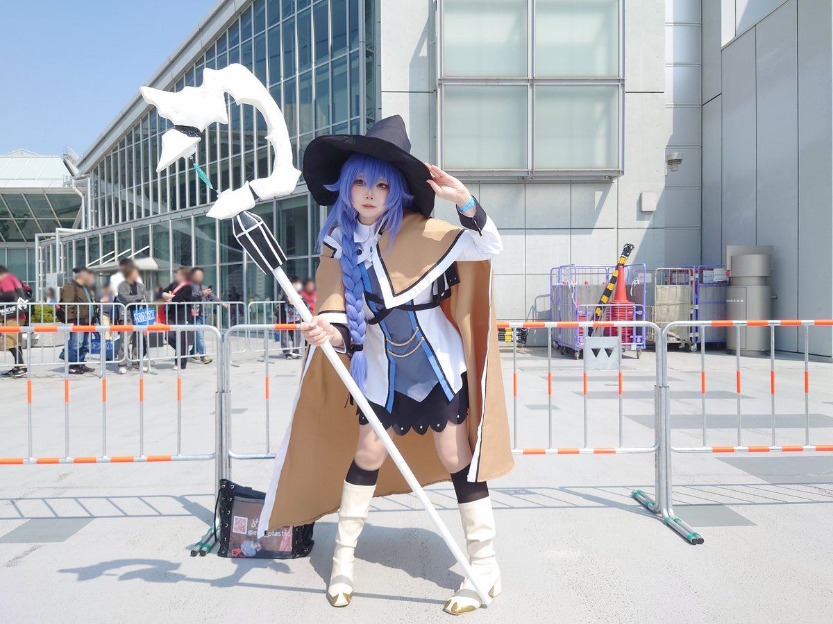 Oumi2211's tweet image. お写真撮らせていただきました‼️素敵なお写真撮れて良かったです！✨可愛い姿で撮影させていただきました！

Cosplay 無職転生　ロキシー

めいさん（@min_plastic ）
カメラマン📷（@Oumi2211 ）

#AJ #AnimeJapan #AnimeJapanコスプレ #コスプレ