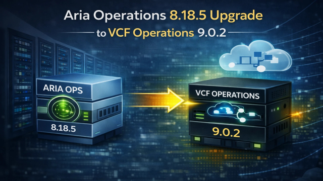 MarcHuppert's tweet image. Aria Operations 8.18.5 Upgrade to VCF Operations 9.0.2 (Lab Field Notes) – #vExpert Chris Kitchens dy.si/TAL3a