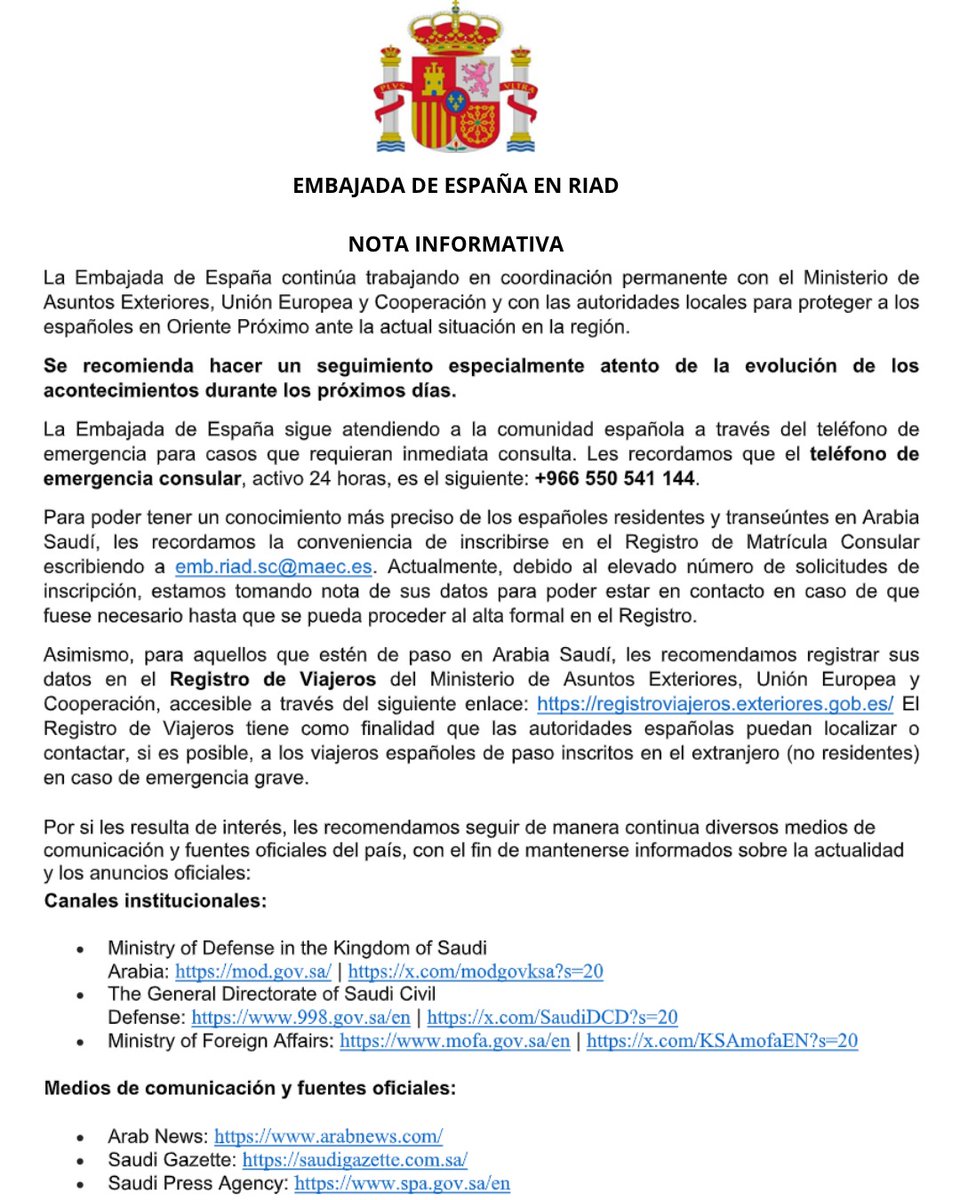 EmbEspaña en A.Saudí tweet media