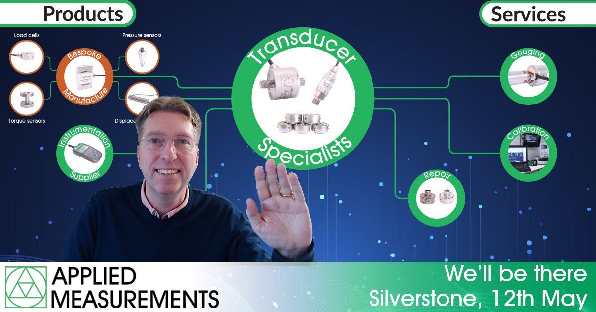 AppMeas's tweet photo. We are looking forward to welcoming you to stand 5 during the Instrumentation, Analysis and Testing Exhibition at Silverstone on 12 May. 

If you haven't already registered as a visitor, then it is not to late. 
https://t.co/mEuUhW6nHZ 

#IATE26 #bespoketransducers #forcesensors https://t.co/HqGsbCtoLY
