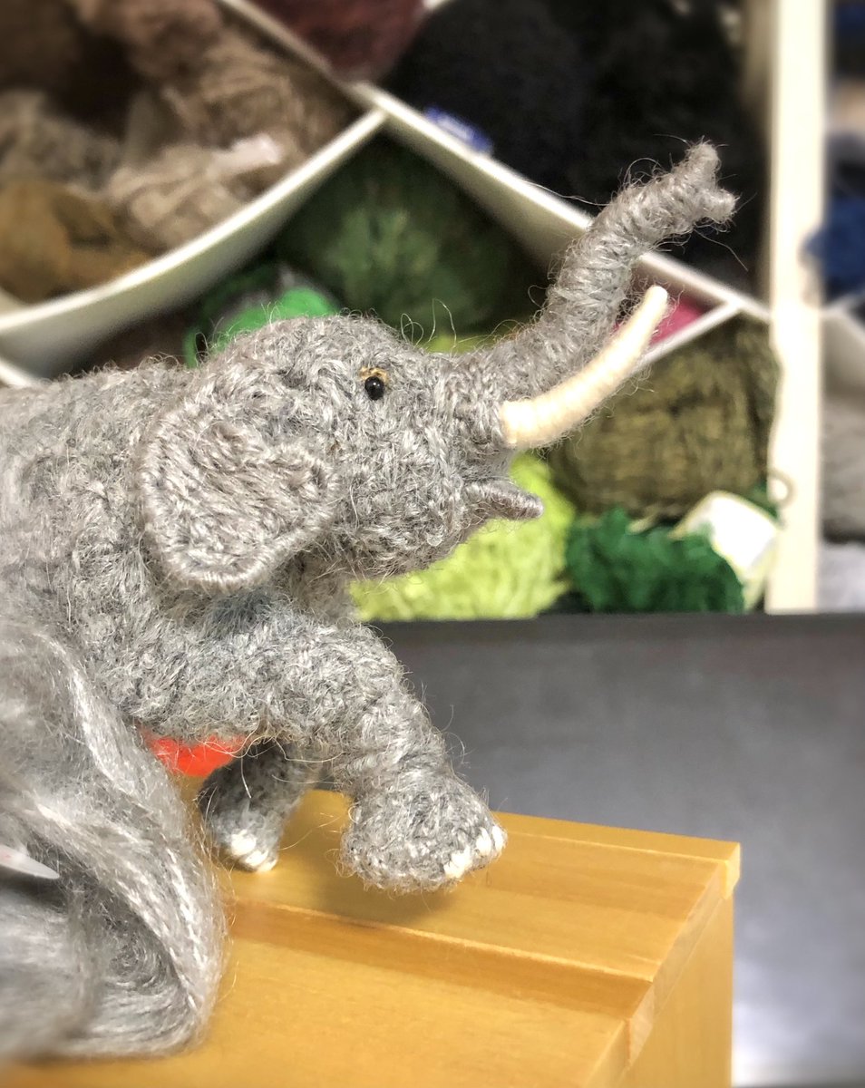 kurokuma 毛糸とワイヤーの動物たち tweet media