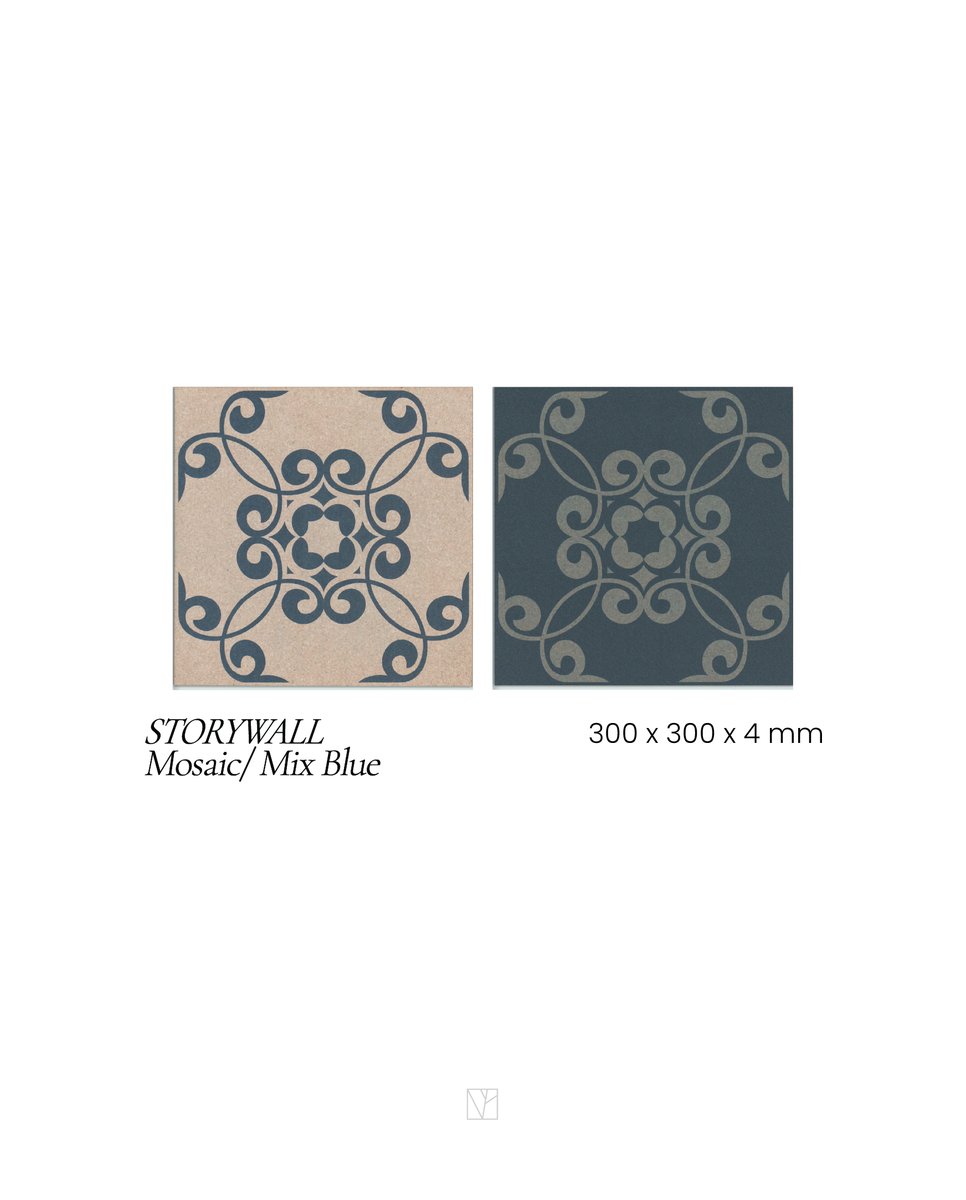 Granorte's tweet photo. Inspired by traditional Portuguese mosaic tiles.
A wall   covering that plays with pattern and repetition, without complicating too   much. https://t.co/0FSPi6m5YJ